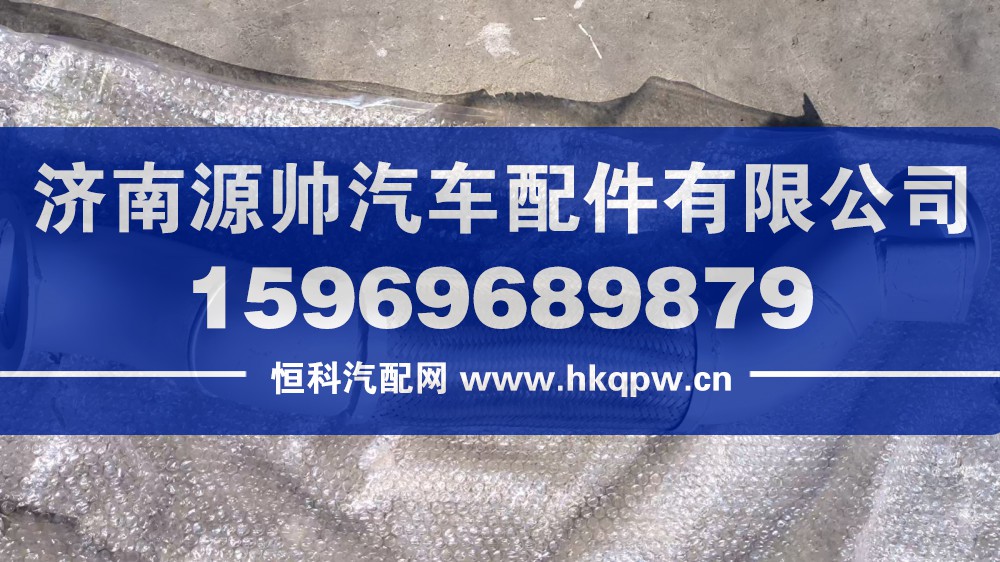 YZ952554005125,豪沃排气挠管总成,济南源帅汽车配件有限公司