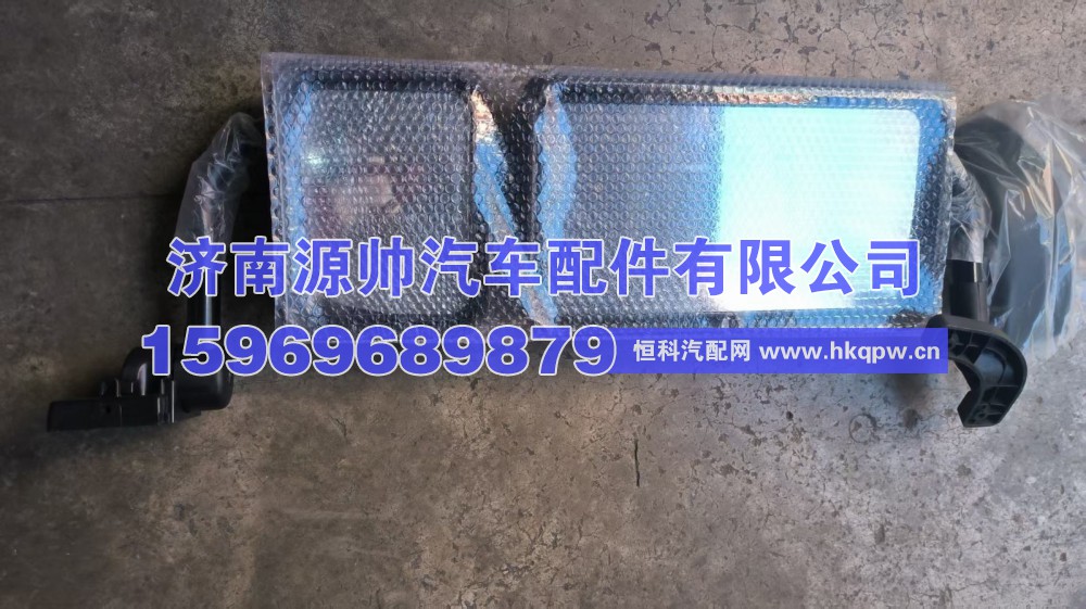 DZ15221770920,德龙右后视镜总成,济南源帅汽车配件有限公司
