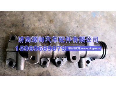 081V08102-0161,重汽曼前排气支管,济南源帅汽车配件有限公司