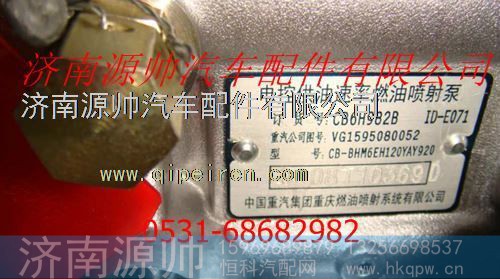重汽发动机燃油喷射泵