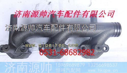 潍柴工程车发动机后排气支管