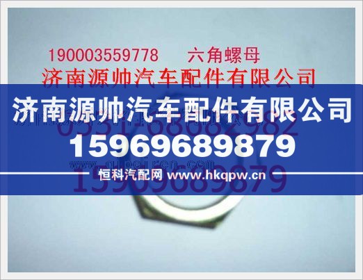 重汽豪沃六角螺母190003559778/190003559778