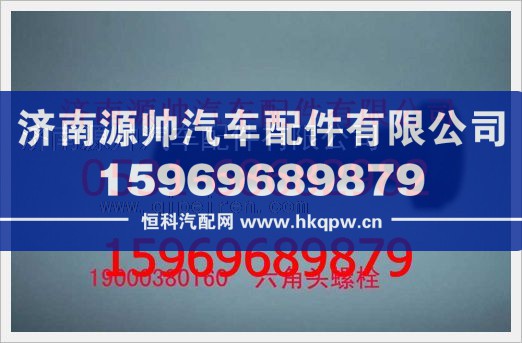重汽豪沃六角头螺栓190003800160/190003800160