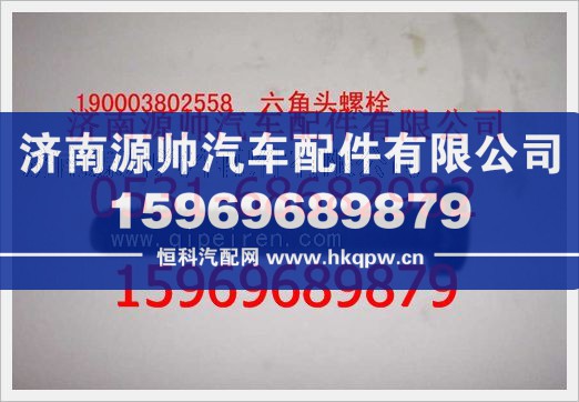 重汽豪沃六角头螺栓190003802558/190003802558