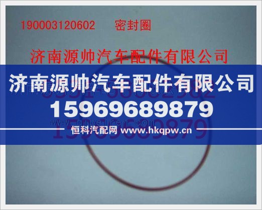 重汽豪沃密封圈190003120602/190003120602