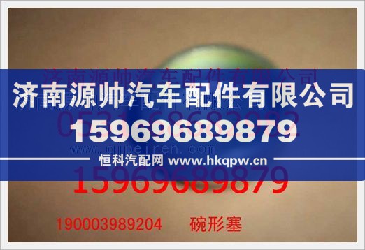 重汽豪沃碗形塞190003989204