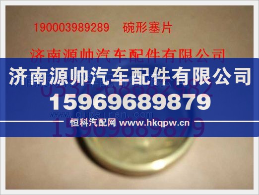 重汽豪沃碗形塞190003989289图1