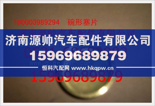 重汽豪沃碗形塞片190003989294/190003989294