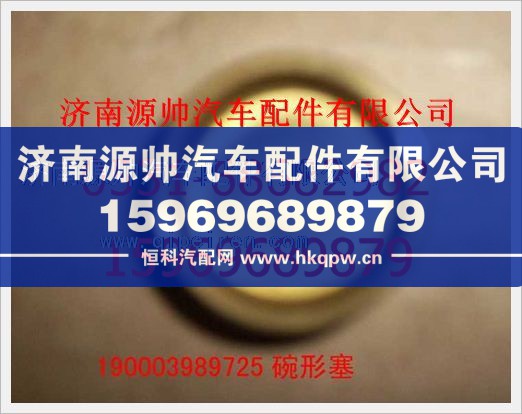 重汽豪沃碗形塞片黄铜190003989725/190003989725