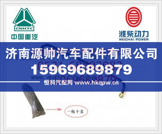 重汽WD615发动机燃油管（长）VG1560080018/VG1560080018