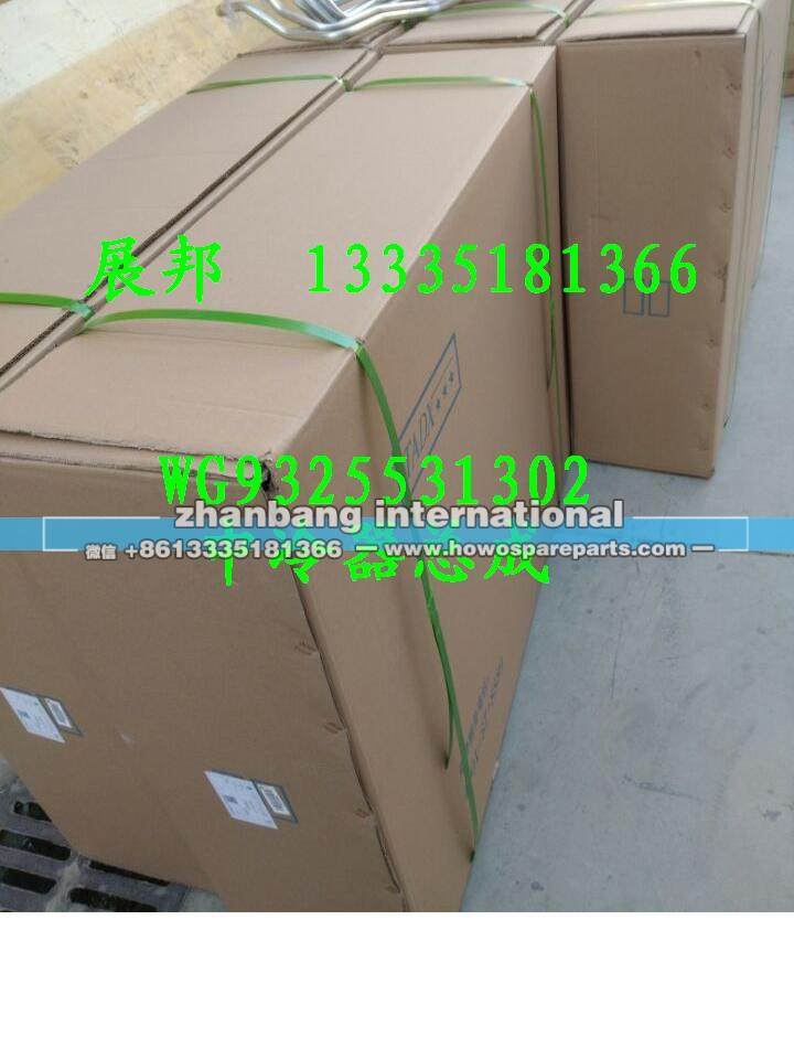 WG9325531302,中冷器总成,济南冠泽卡车配件营销中心