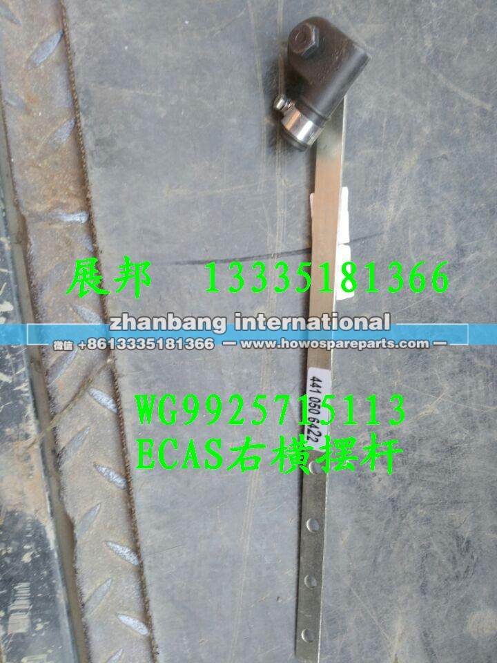 WG9925715113,ECAS右横摆杆,济南冠泽卡车配件营销中心