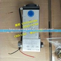 豪沃渣土车 柴油电动泵