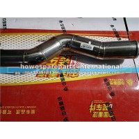 重汽豪瀚N7G中冷器进气钢管