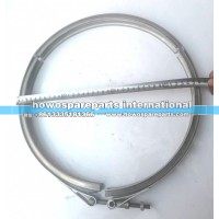 重汽国六消声器不锈钢卡箍φ360