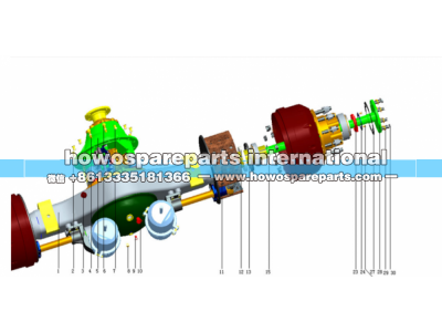 QT435D2-2402026,后桥从动锥齿轮（I=5.571）,济南冠泽卡车配件营销中心