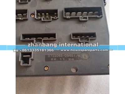 3722065-D9651,一汽解放保险盒,济南冠泽卡车配件营销中心