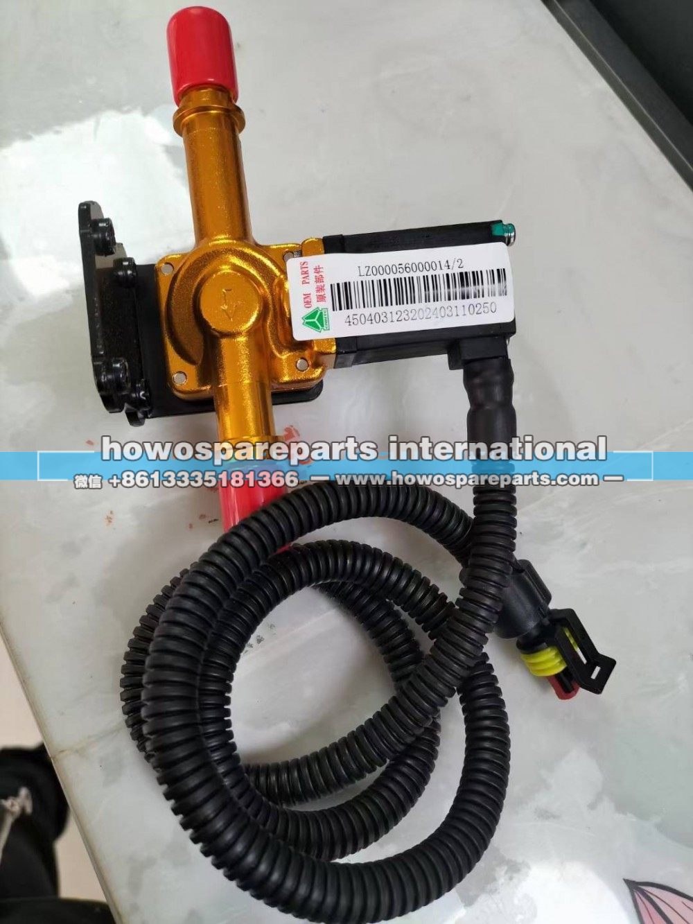 LZ000056000014,重汽轻卡后处理电磁阀,济南冠泽卡车配件营销中心