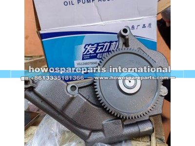 vg1246070040,d12机油泵总成,济南冠泽卡车配件营销中心