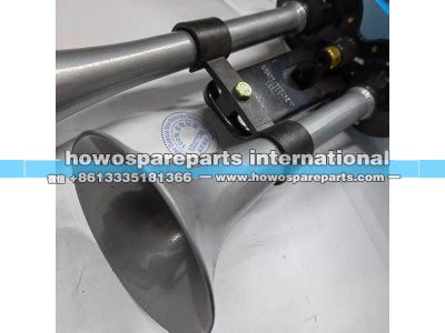 Wg9825270023,双音气喇叭总成,济南冠泽卡车配件营销中心