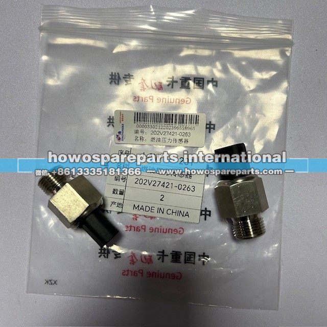 202V27421-0263,燃油压力传感器,济南冠泽卡车配件营销中心