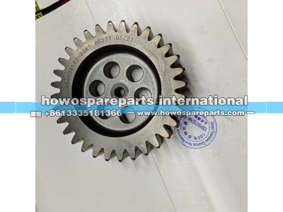 080V38502-0087,重汽曼发动机后取力驱动齿轮,济南冠泽卡车配件营销中心