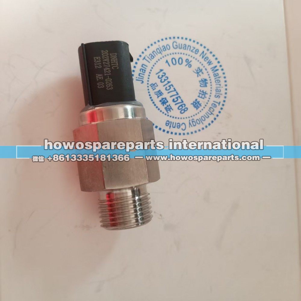 202V27421-0263,重汽曼发动机燃油压力传感器,济南冠泽卡车配件营销中心