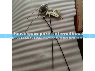 6105025-E98A,一汽解放左前门电动锁体总成,济南冠泽卡车配件营销中心