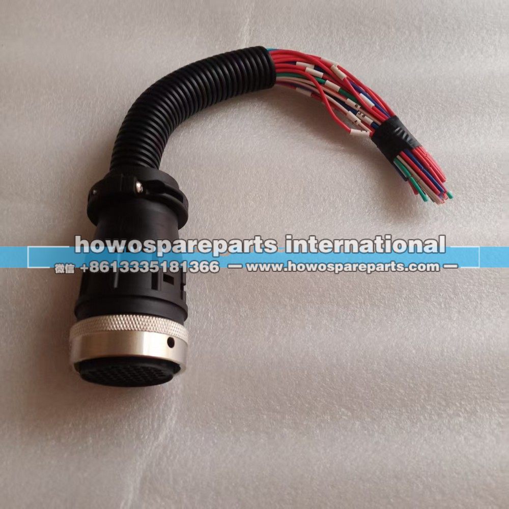 VG1034121020+001,重汽国五DCU圆插头,济南冠泽卡车配件营销中心