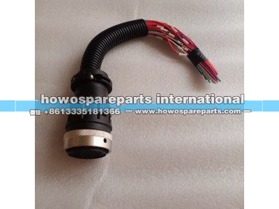 VG1034121020+001,重汽国五DCU圆插头,济南冠泽卡车配件营销中心