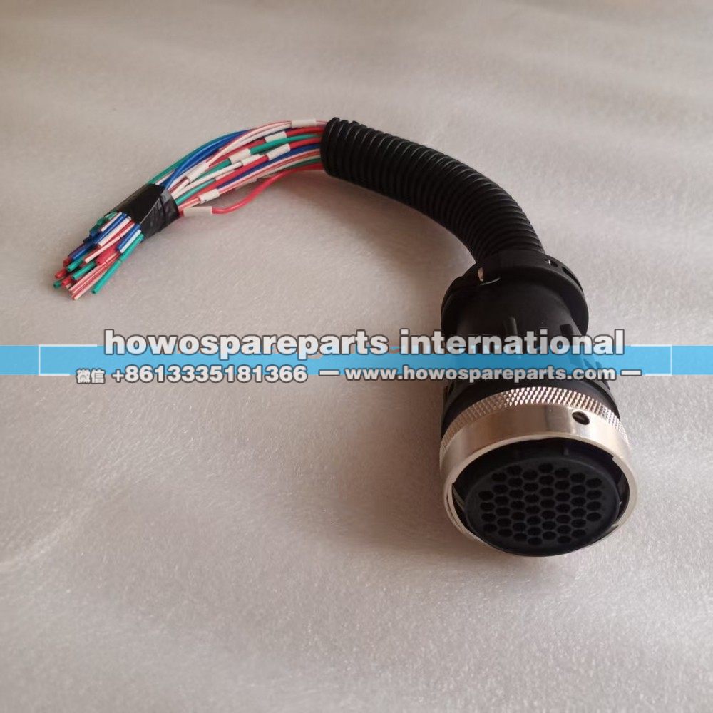 VG1034121020+001,重汽国五DCU圆插头,济南冠泽卡车配件营销中心