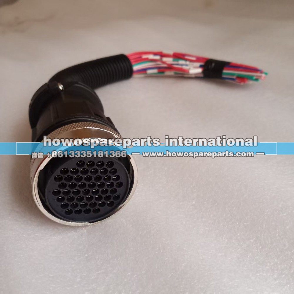 VG1034121020+001,重汽国五DCU圆插头,济南冠泽卡车配件营销中心