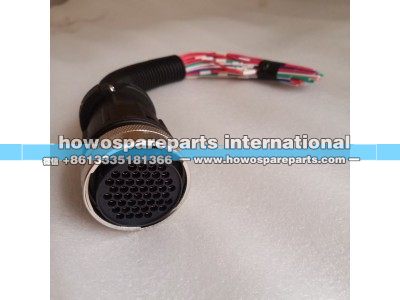 VG1034121020+001,重汽国五DCU圆插头,济南冠泽卡车配件营销中心