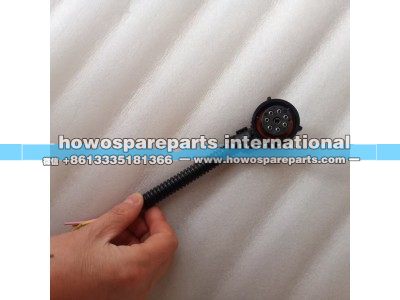 DZ95189811211+001,陕汽X3000后尾灯插头,济南冠泽卡车配件营销中心