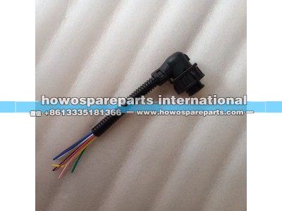 DZ95189811211+001,陕汽X3000后尾灯插头,济南冠泽卡车配件营销中心