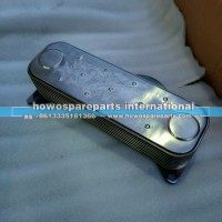 潍柴WD618发动机机油冷却器   61800010113