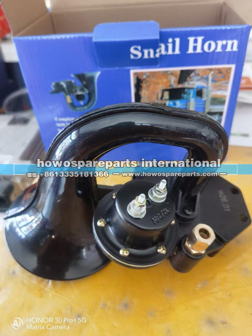 ,12V24V沃尔沃蜗型喇叭,济南冠泽卡车配件营销中心