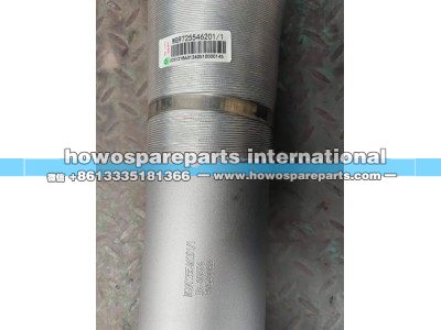 WG9725546201,汕德卡消音器排气管,济南冠泽卡车配件营销中心