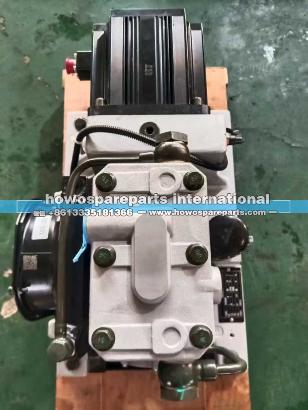 ,欧曼FOTON搅拌车 电动空气泵总成,济南冠泽卡车配件营销中心