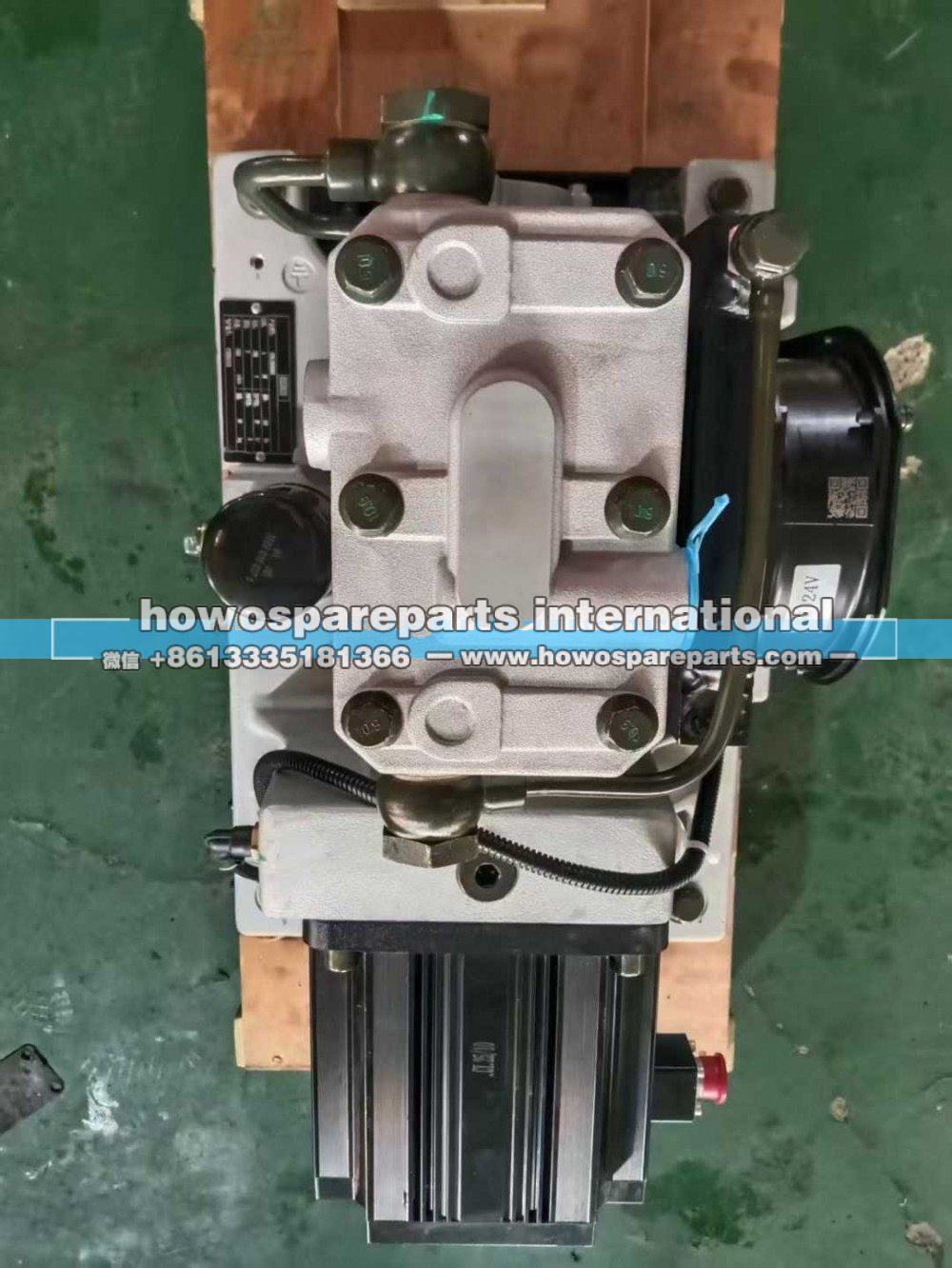 ,欧曼FOTON搅拌车 电动空气泵总成,济南冠泽卡车配件营销中心