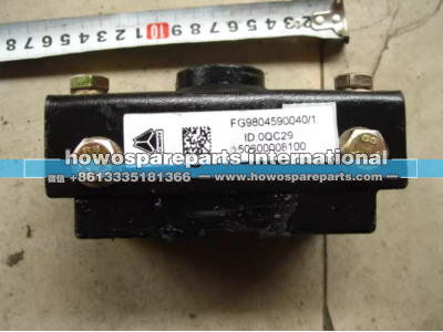 FG9804590040,重汽海西豪曼H3发动机后胶垫发机脚,济南冠泽卡车配件营销中心