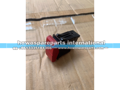 FG9804580200,重汽豪沃轻卡H3红色四闪开关仪表台危机报警开关,济南冠泽卡车配件营销中心