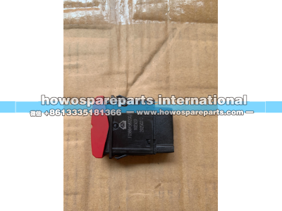 FG9804580200,重汽豪沃轻卡H3红色四闪开关仪表台危机报警开关,济南冠泽卡车配件营销中心