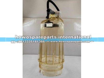 PL420-1,油水分离器滤杯 带水温传感器,济南冠泽卡车配件营销中心