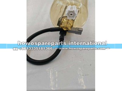 PL420-1,油水分离器滤杯 带水温传感器,济南冠泽卡车配件营销中心