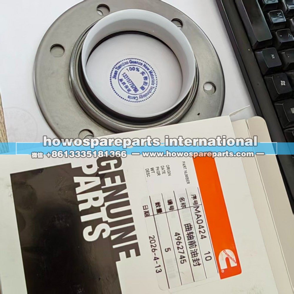 4962745,康明斯ISM11发动机曲轴前油封,济南冠泽卡车配件营销中心