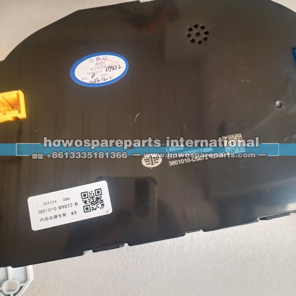 3801010-D9872-B-000,解放J5.J6的组合仪表,济南冠泽卡车配件营销中心