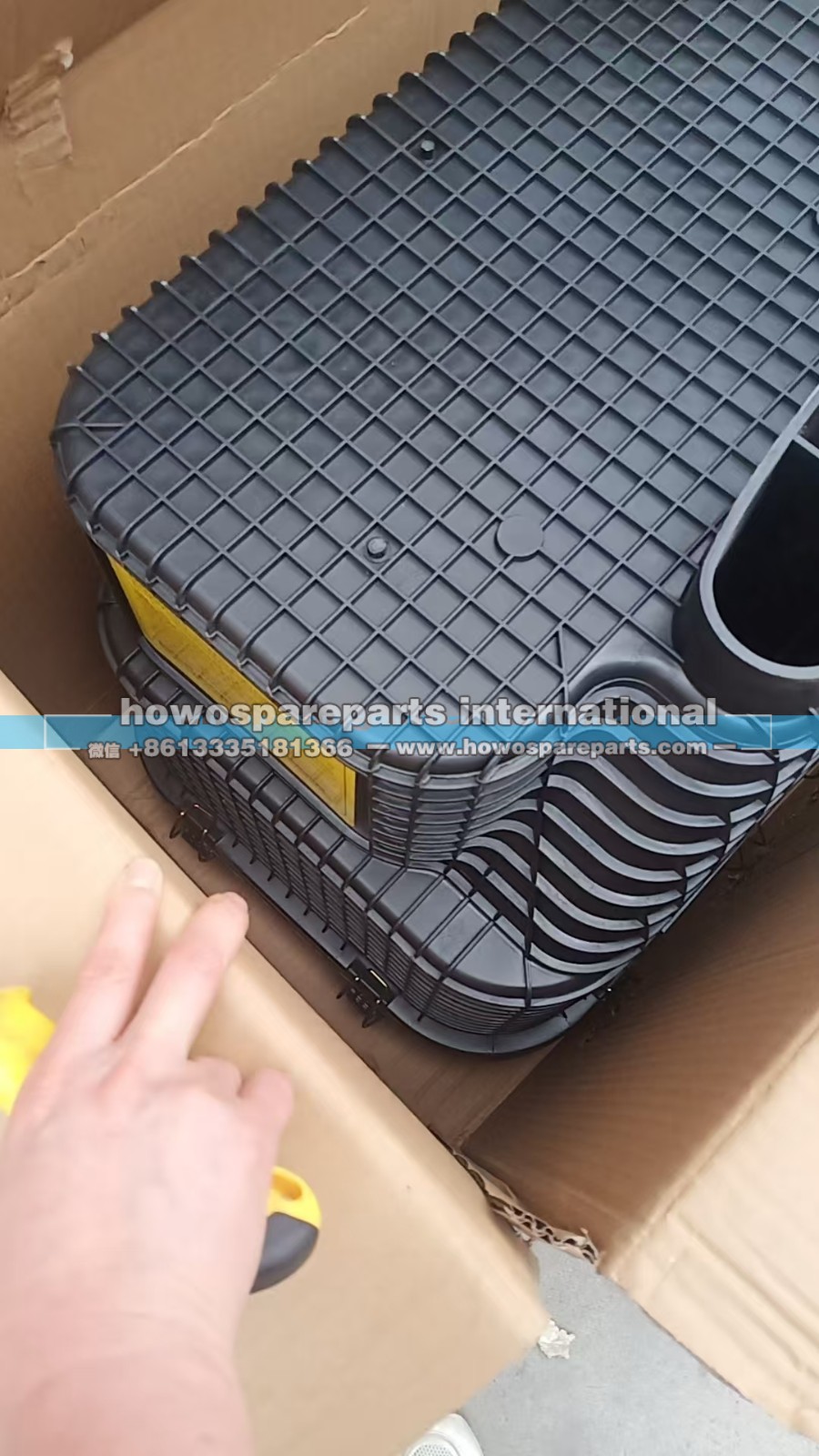 WG9725193310,HOWO油浴式空滤器总成,济南冠泽卡车配件营销中心
