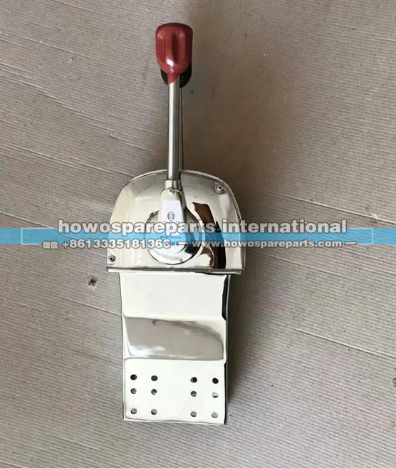 ,HOWO371 搅拌车用船用换挡器总成 日式双柄油门控制器,济南冠泽卡车配件营销中心