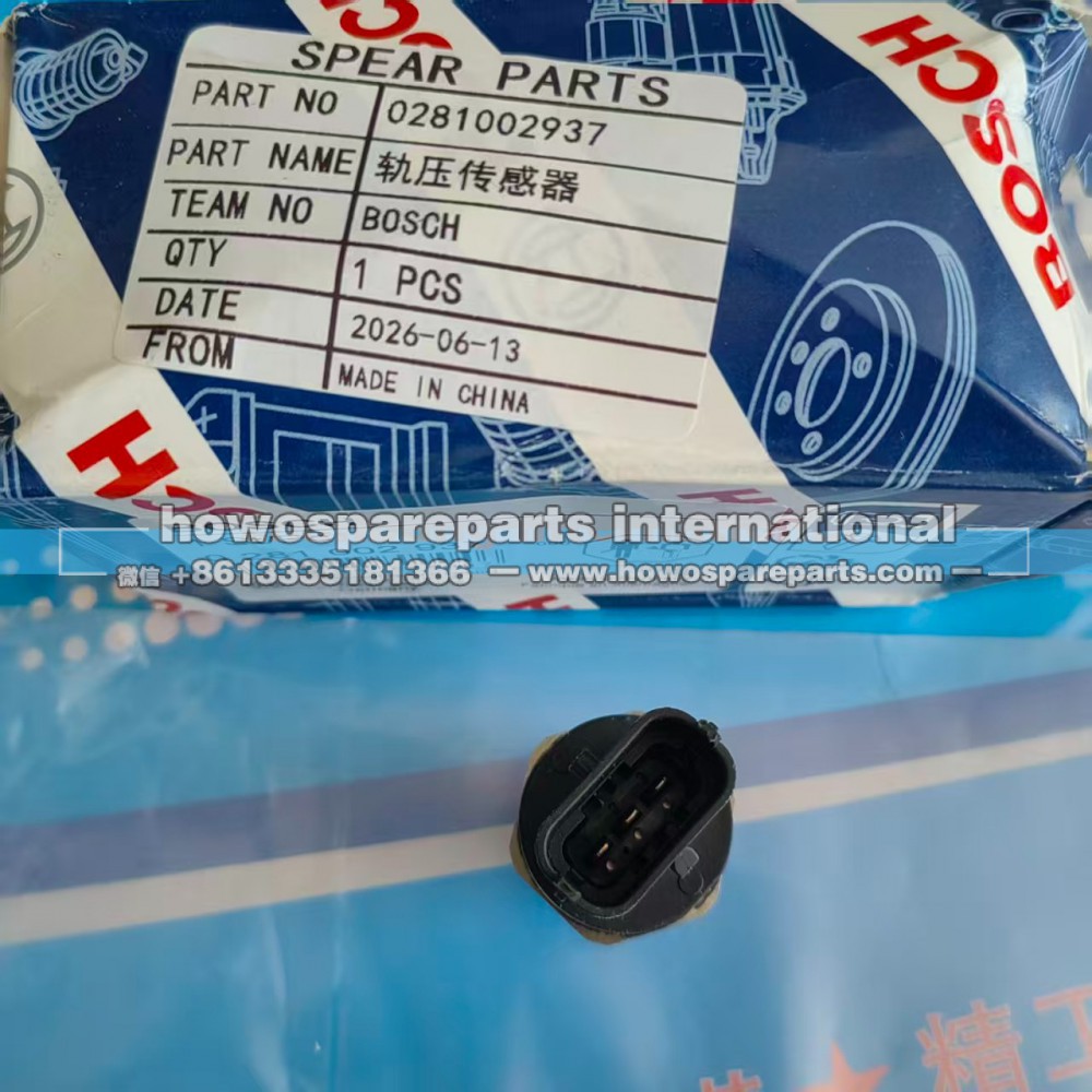 VG1034080051,重汽国四共轨压力传感器,济南冠泽卡车配件营销中心